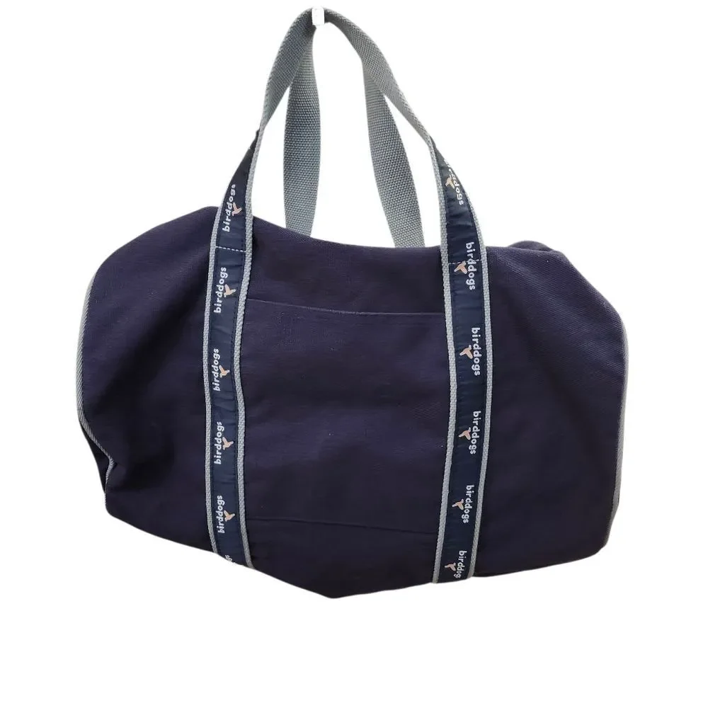 Birddogs Sport Duffel Canvas Gymn Travel Full Zip‎ Bag